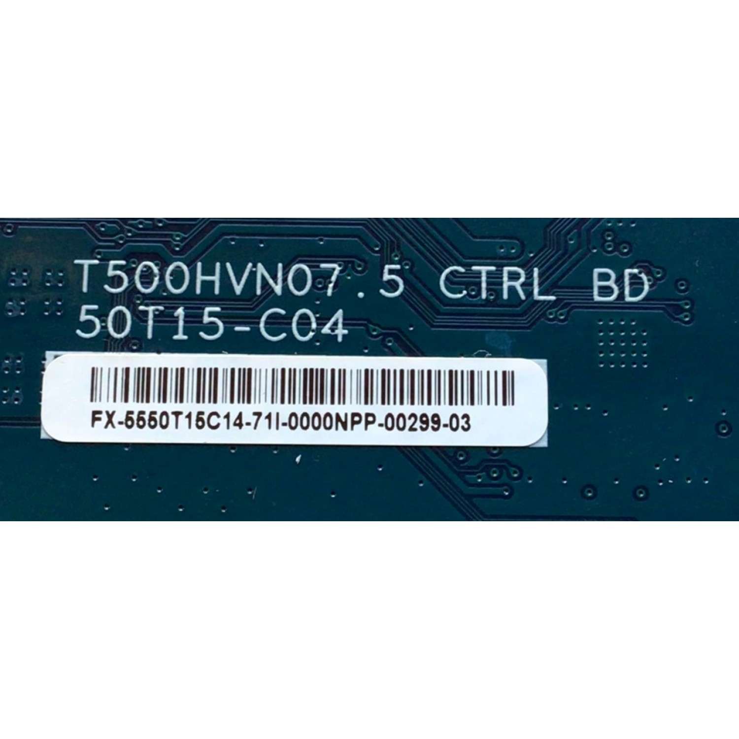 KIT DE TARJETAS PARA TV ELEMENT E17026-SY / 890-M00-03N77 / 10016378 / CV3393BH-Q42 / 72H0185 / CV3393BH_Q42_12_P4 / T-CON 55.50T15.C14 / 5550T15C14 / T500HVN07.5 / 50T15-C04 / PANEL T500-V35-DLED / MODELO ELEFW5017 - Imagen 2